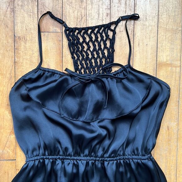 Black Sleeveless Mini Dress Size S - Picture 2 of 8